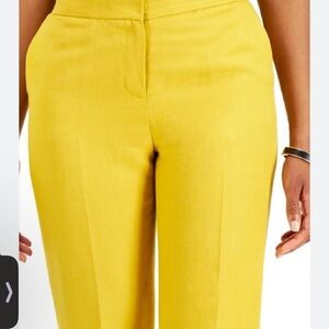 Jcrew cropped linen blend pants, NWT, size 14T